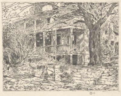 老房子，科斯科布，1915 年 作者 柴尔德哈桑