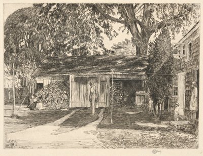 老木屋，伊斯坦普顿，1929 年 作者 柴尔德哈桑