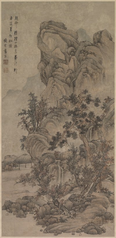 人物风景 作者 中国，清朝