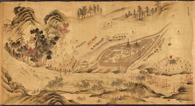 1689-1722年，东西伯利亚的俄罗斯营地地图 作者 中国大师
