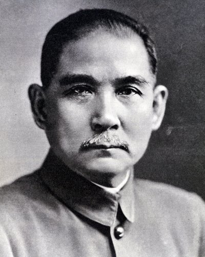 孙中山（中山）肖像（1866-1925），中国革命家和政治家。 作者 中国摄影师