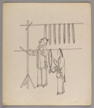 单独叶子的专辑：丝绸栽培和生产（纸上墨水）（另见499288-303） 作者 中文学校