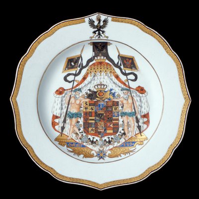干隆时期的祭祀餐盘（1736-95）c.1755（瓷器） 作者 Chinese School