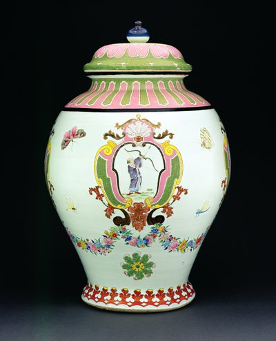 蓄水池涂有Cornelis Pronk（1691-1759）c.1730（瓷器）的设计（见盆地206565） 作者 中文学校