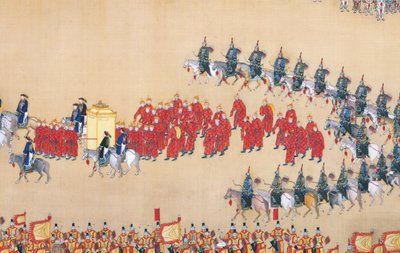 乾隆帝对阅兵式，手卷式阅兵的点评 作者 中文学校