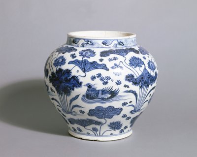关元，元代，14世纪中叶（瓷器） 作者 Chinese School
