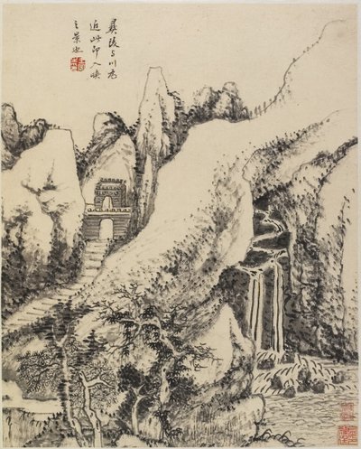 风景（纸上墨水） 作者 中文学校