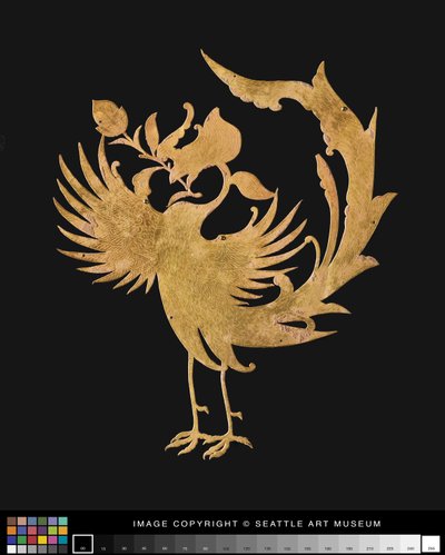七至八世纪末的一对凤 作者 中文学校