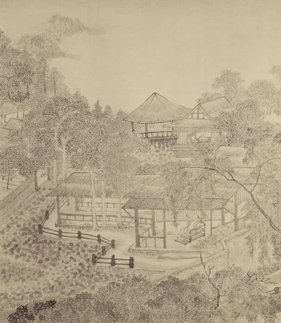 在墨水池的茅草堂（墨水在纸上）过了夏天 作者 中文学校