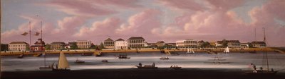 上海外滩帆船赛，约1850年 作者 中文学校