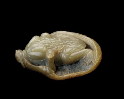 蟾蜍在荷叶上，1500至1700年 作者 中文学校