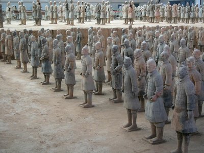 西安博物馆，史皇帝陵墓中的兵马俑 作者 中文学校
