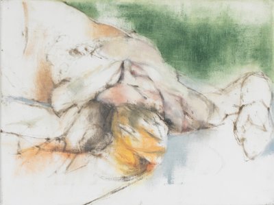 玛丽亚》，生活画研究，2018，（亚麻布油画） 作者 曹庆芬
