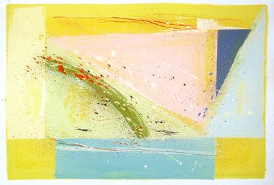 夏天 I，2000 年（水粉画，水彩纸） 作者 曹庆芬