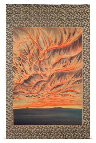萨克拉门托谷的夕阳 作者 小畑千浦