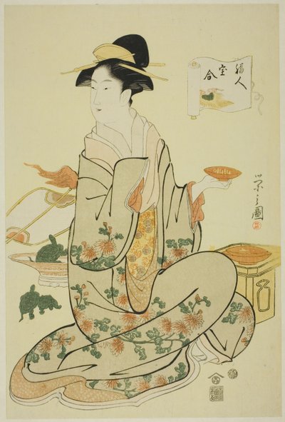 十郎神，选自 "福神的宝藏比较（Fukujin takara awase）"系列 作者 Chobunsai eisi