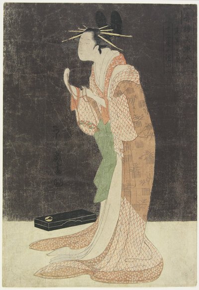 Cho_jiya House的Misayama上床，c。 1796年至1797年 作者 Chobunsai eisi