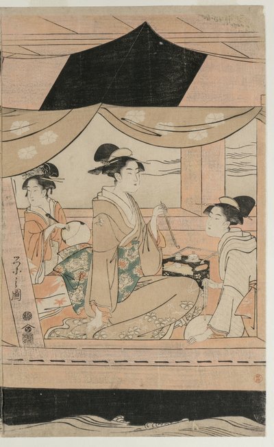 卡瓦伊奇丸号游船上的派对 作者 Chobunsai eisi