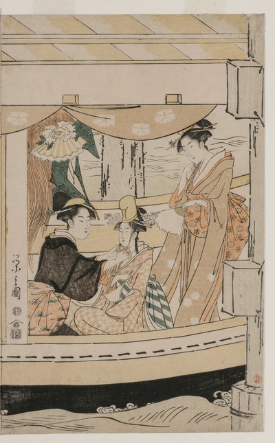 卡瓦伊奇丸号游船上的派对 作者 Chobunsai eisi