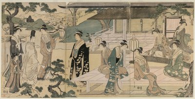 源氏物语》松风篇（选自《源氏物语》现代雅服系列） 作者 Chobunsai eisi