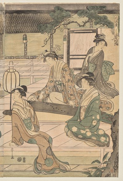 源氏物语》松风篇（选自《源氏物语》现代雅服系列） 作者 Chobunsai eisi
