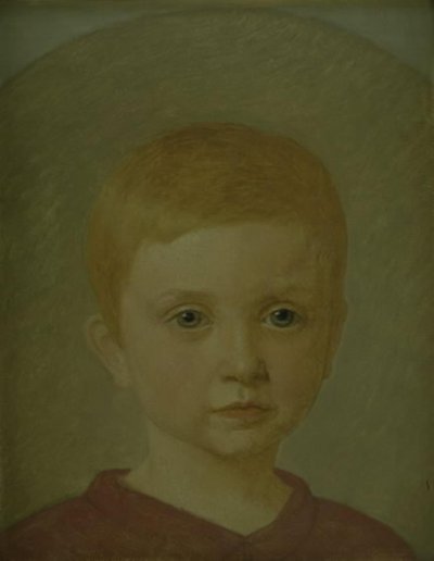 艺术家的幼年儿子彼得的肖像 作者 克里斯汀·科布（ChristenKøbke）