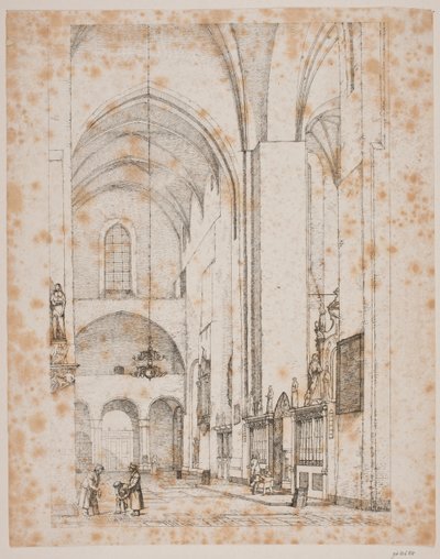 奥胡斯大教堂北中庭内部远景 作者 克里斯汀·科布（ChristenKøbke）