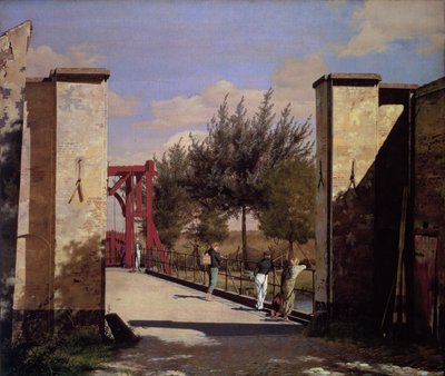 城堡北门，1834年 作者 克里斯汀·谢勒鲁普·科布克