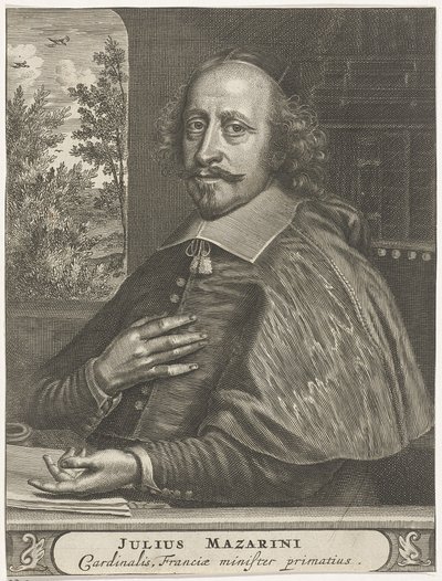 马萨林枢机主教肖像，1660年代至1670年代 作者 克里斯蒂安·哈根（Christiaan Hagen）
