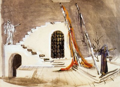 《所多玛与蛾摩拉》布景设计，Jean Giraudoux 作者 克里斯蒂安·贝拉尔