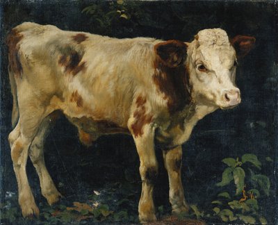 公牛犊牛，1876年 作者 克里斯蒂安·埃里克森·斯克雷德斯维格