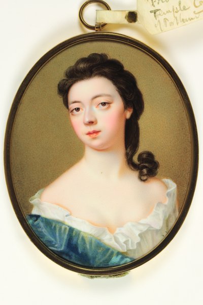 Jane Martha Temple，波特兰伯爵夫人（牙釉质） 作者 克里斯蒂安·弗里德里希·辛克