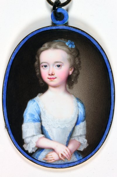 Lady Margaret Cavendish Bentinck（牙釉质） 作者 克里斯蒂安·弗里德里希·辛克