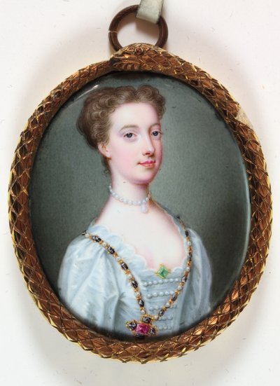 Lady Margaret Cavendish Holles Harley（珐琅） 作者 克里斯蒂安·弗里德里希·辛克