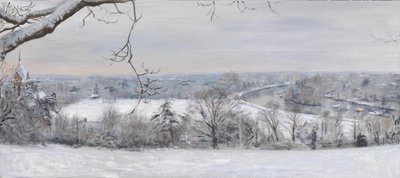 白钻石里士满山雪》，2015 年（布面油画） 作者 克里斯蒂安·福尔