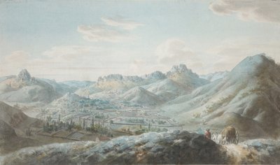 1810年代克里米亚山脉的塔拉克塔什山脉景观 作者 Christian Gottfried Heinrich Geissler