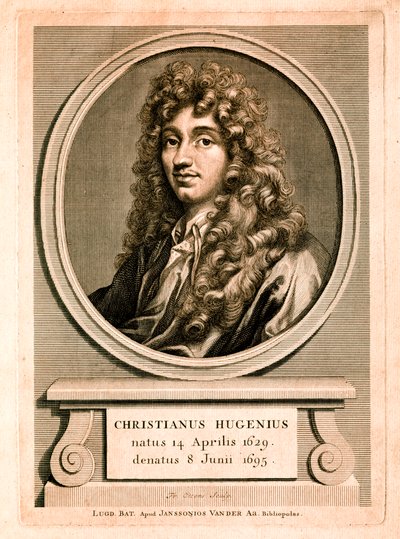 克里斯蒂安-惠更斯肖像（雕刻） 作者 Christian Huygens