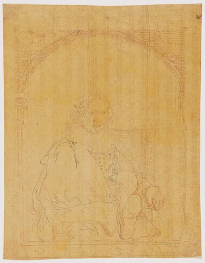 扶手椅上的男子肖像》，选自《荷兰和弗拉芒画家肖像画集》（Collection d