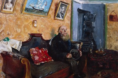 吊唁 作者 克里斯蒂安·克罗格（Christian Krohg）