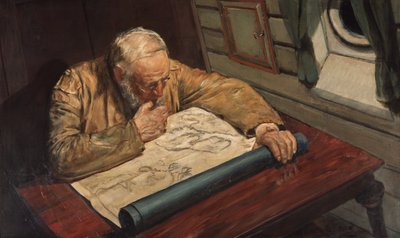 在图表之家（绘画） 作者 克里斯蒂安·克罗格（Christian Krohg）