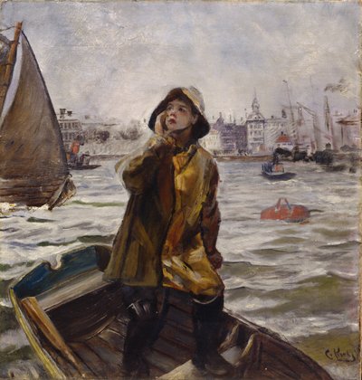 领航男孩，贝根斯湾 作者 克里斯蒂安·克罗格（Christian Krohg）