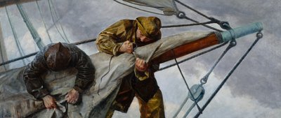 风帆上的暗礁 作者 克里斯蒂安·克罗格（Christian Krohg）