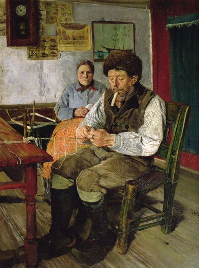 网络活页夹 作者 克里斯蒂安·克罗格（Christian Krohg）