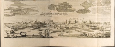 纳尔瓦插图，《游记到俄国大公和波斯国王》，亚当·奥利尔（Adam Olear） 作者 Christian Lorenzen Rothgiesser