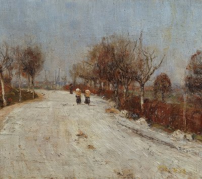 Chaussee到Gelmeroda。 1893年 作者 克里斯蒂安·罗夫斯