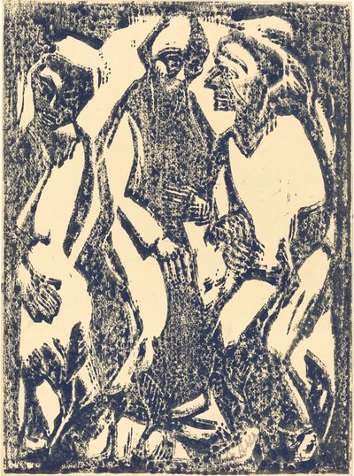 沉重的商议，1913年。 作者 克里斯蒂安·罗夫斯