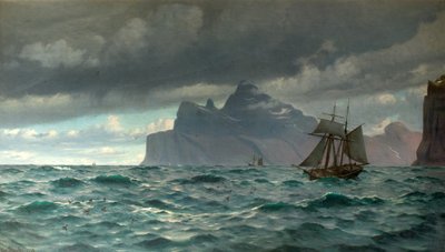 Cape North，Icelend，1884 作者 克里斯蒂安（Vigilius Blache）