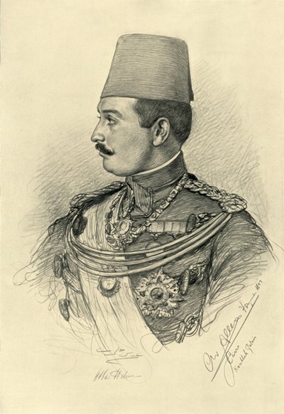 阿巴斯二世-赫尔米-贝，库布贝赫宫，埃及开罗，1898年。   作者 克里斯蒂安·威廉·艾尔斯