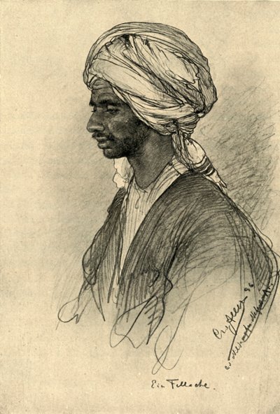 Fellah，埃及，1898年。   作者 克里斯蒂安·威廉·艾尔斯