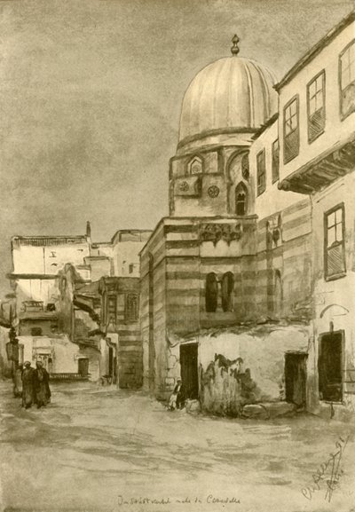 清真寺，埃及开罗，1898年。   作者 克里斯蒂安·威廉·艾尔斯